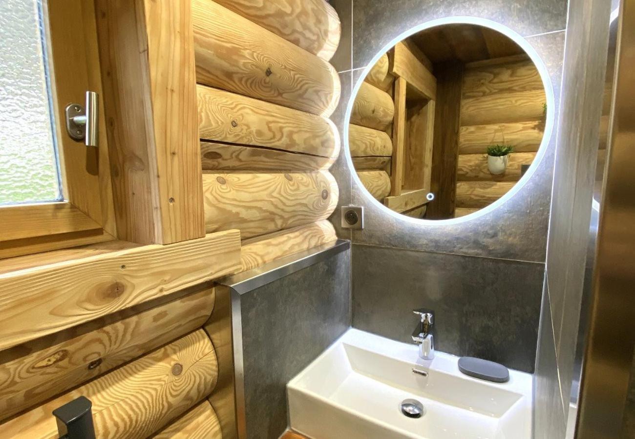 L'Oursblanc Chalet En Rondins ラ・ブレス エクステリア 写真