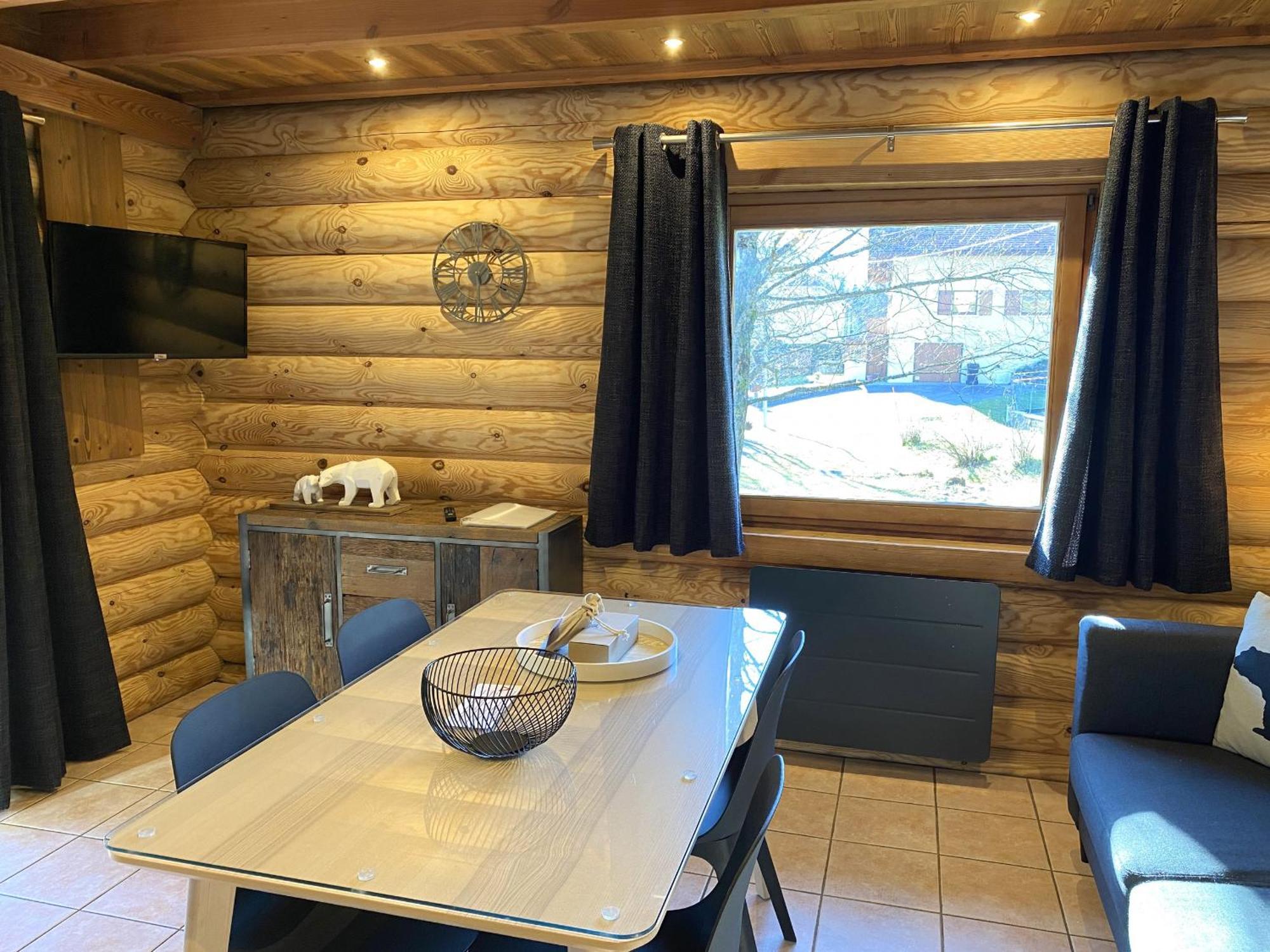 L'Oursblanc Chalet En Rondins ラ・ブレス エクステリア 写真