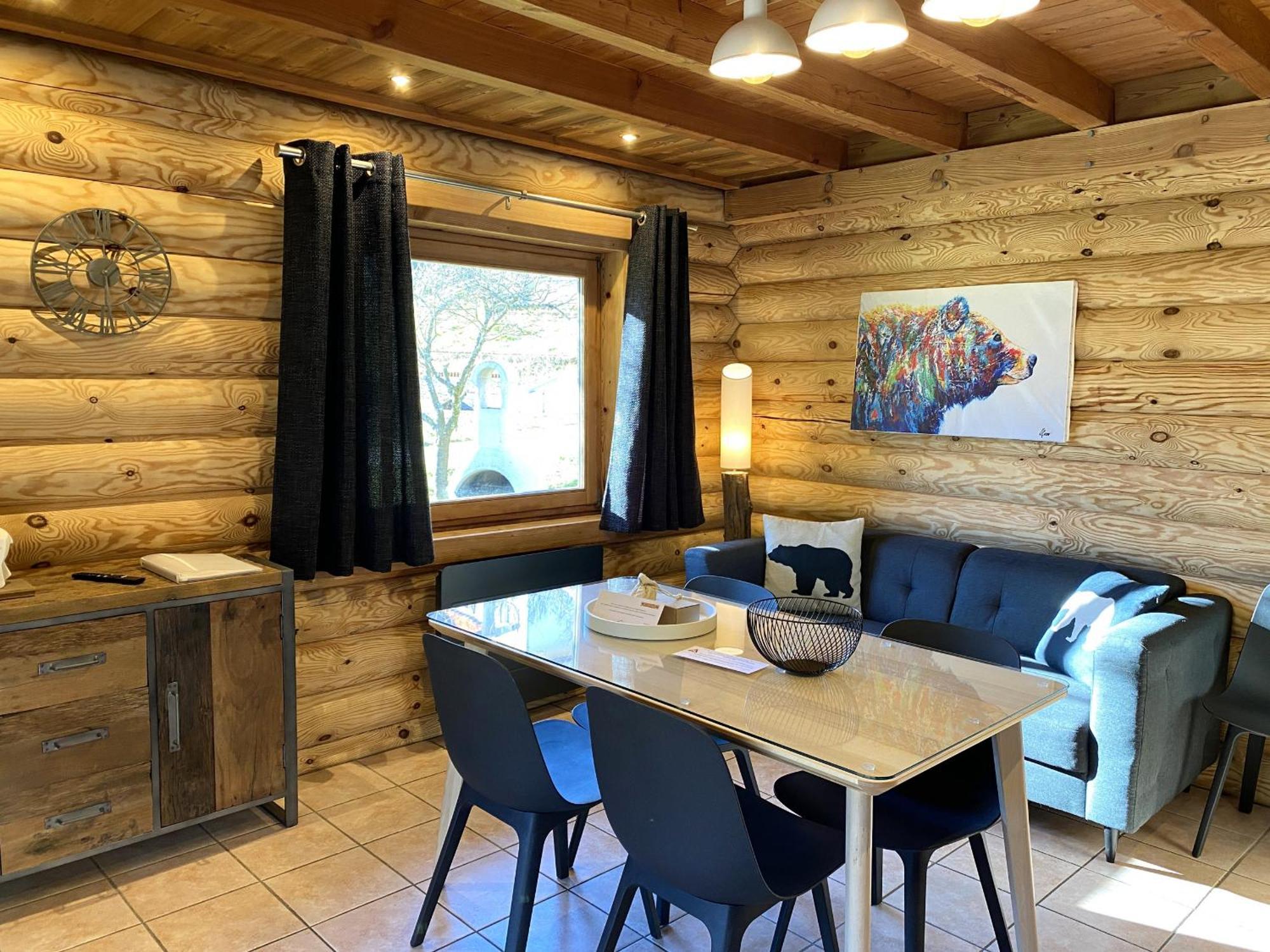 L'Oursblanc Chalet En Rondins ラ・ブレス エクステリア 写真